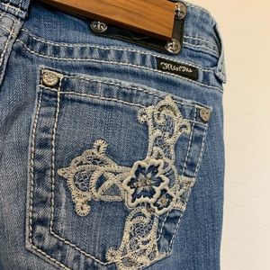 Light/Medium wash Miss Me Jeans